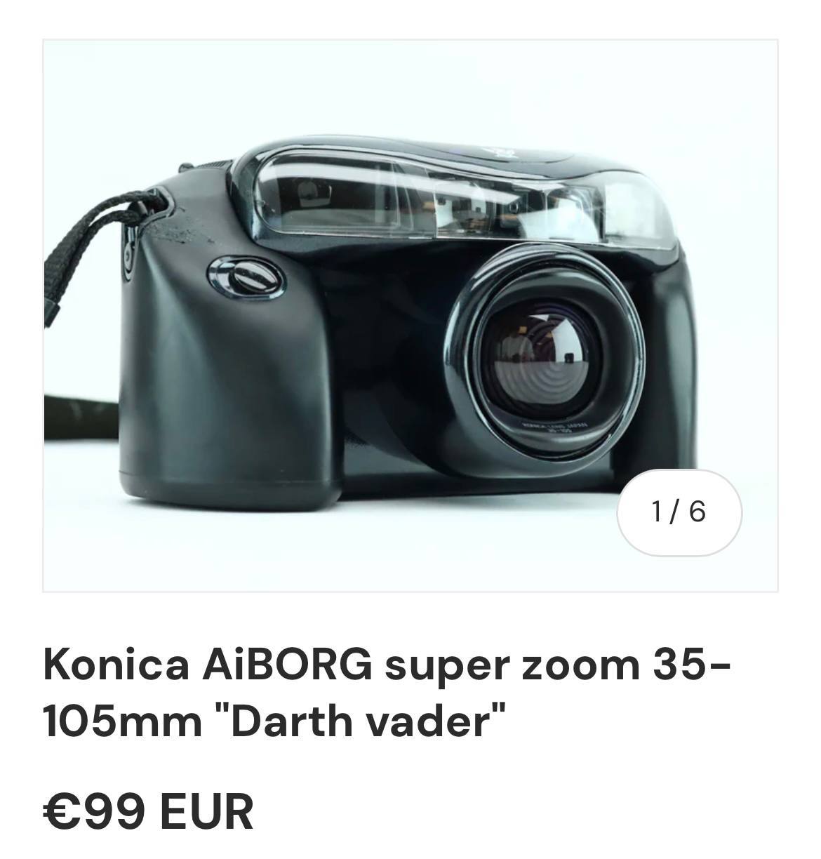 Плёночный фотоаппарат Konica AiBORG Super Zoom 35–105