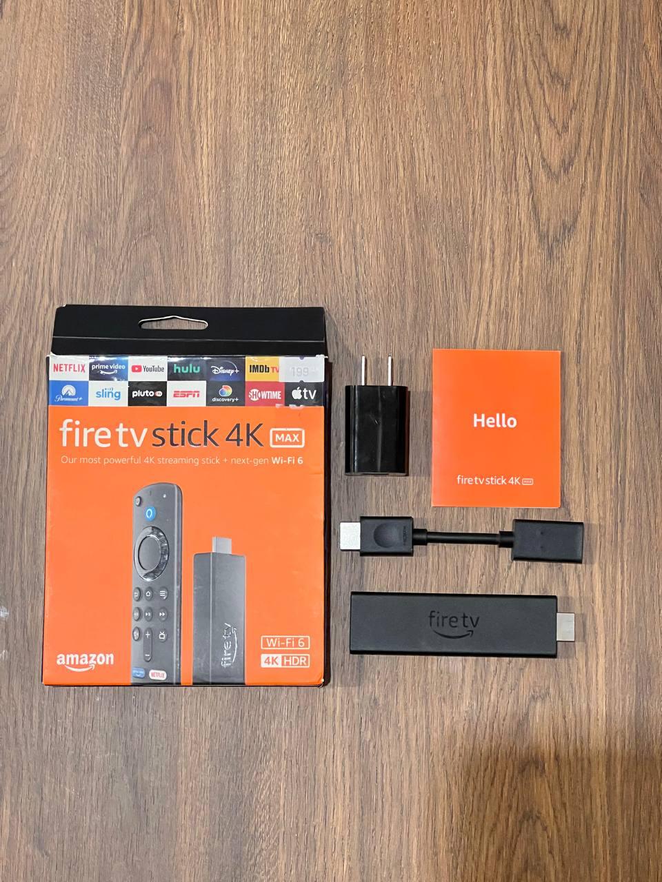 Amazon fire tv stick 4K MAX