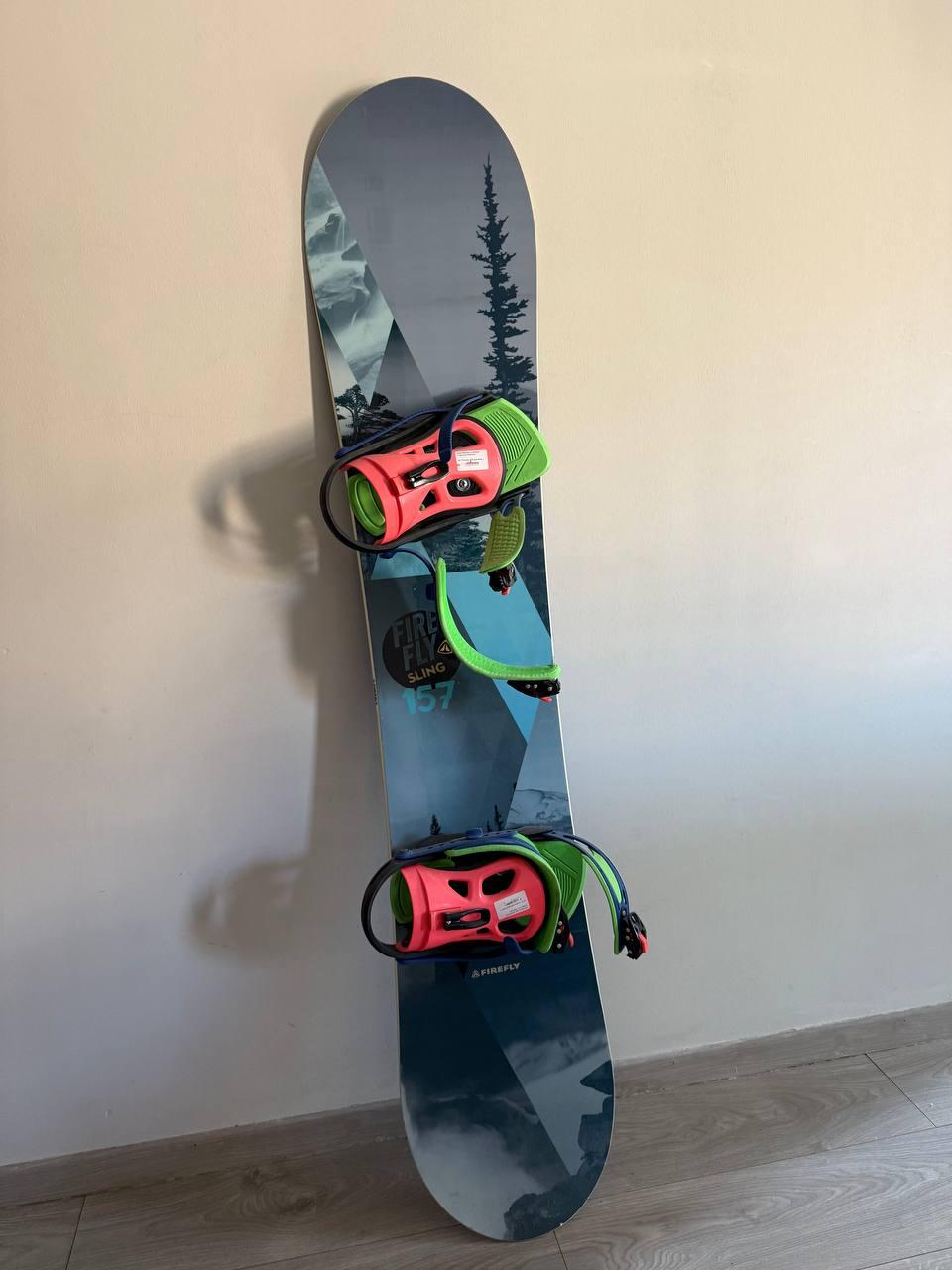 Сноуборд Firefly 157 + крепления