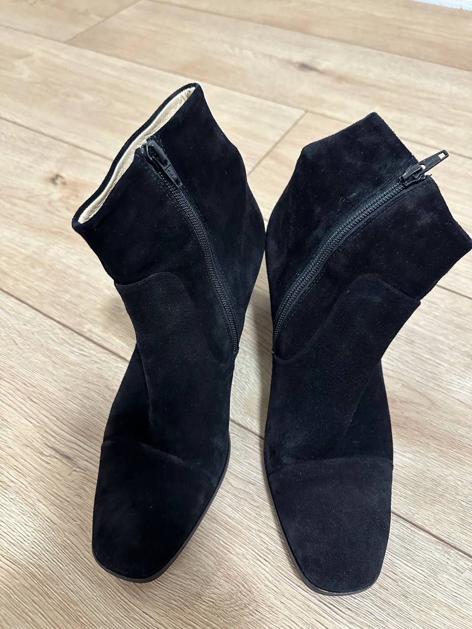 Ботильоны Hogl, Нат. Замша, черный, размер 5 1/2