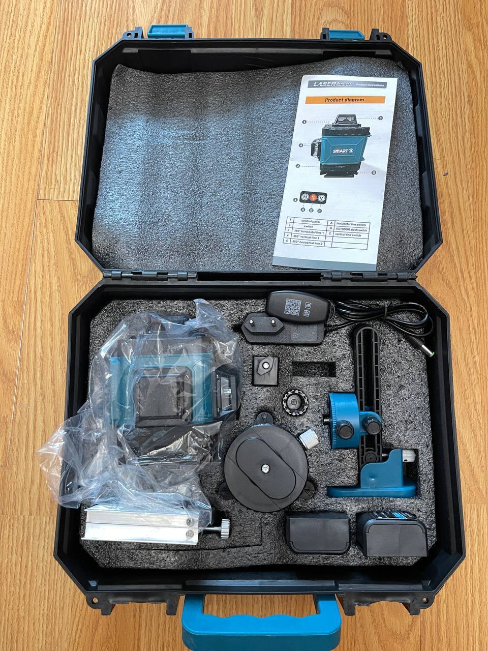 Лазерный уровень 4D 16 линий