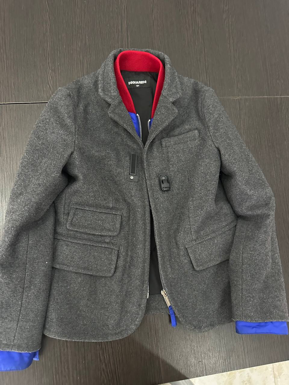 Детское пальто из натуральной шерсти Dsquared 2