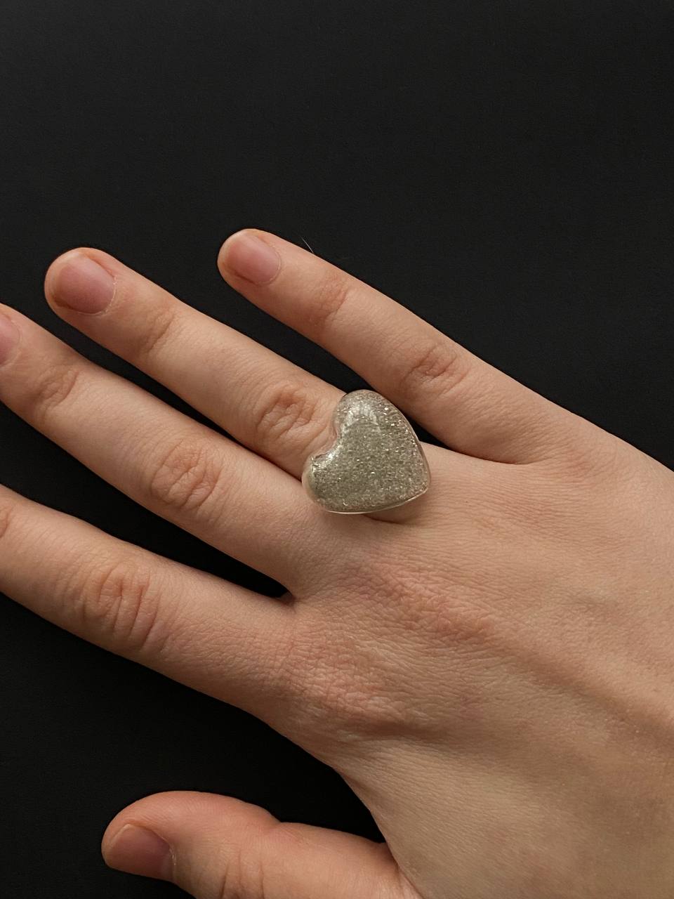 Кольцо сердце