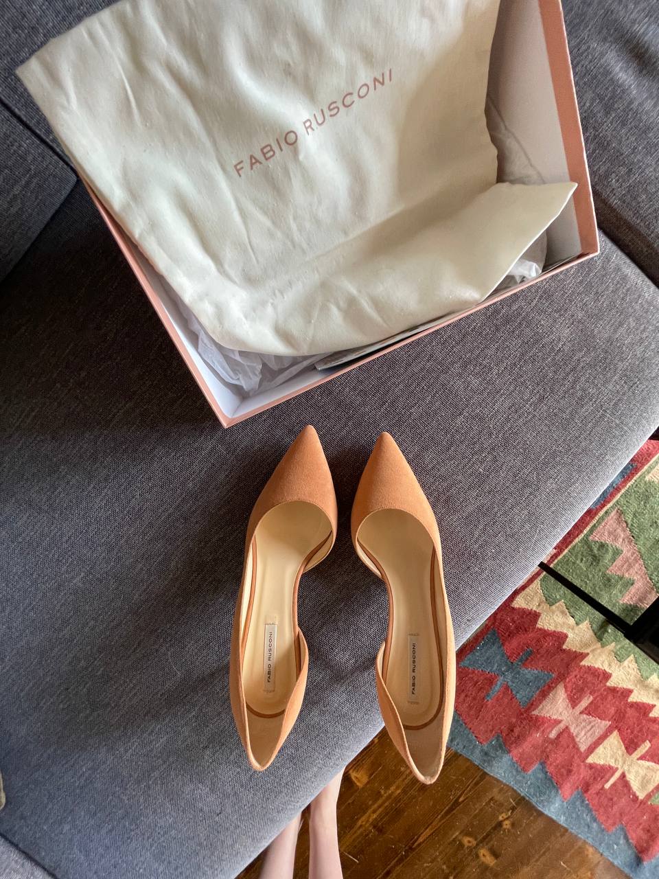 Персиковые туфли Fabio Rusconi