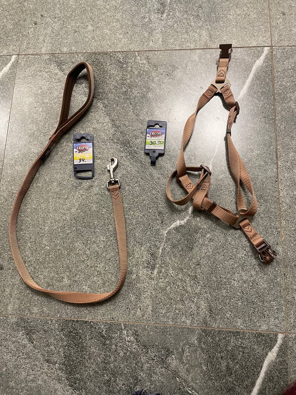 Поводок и шлейка размер М