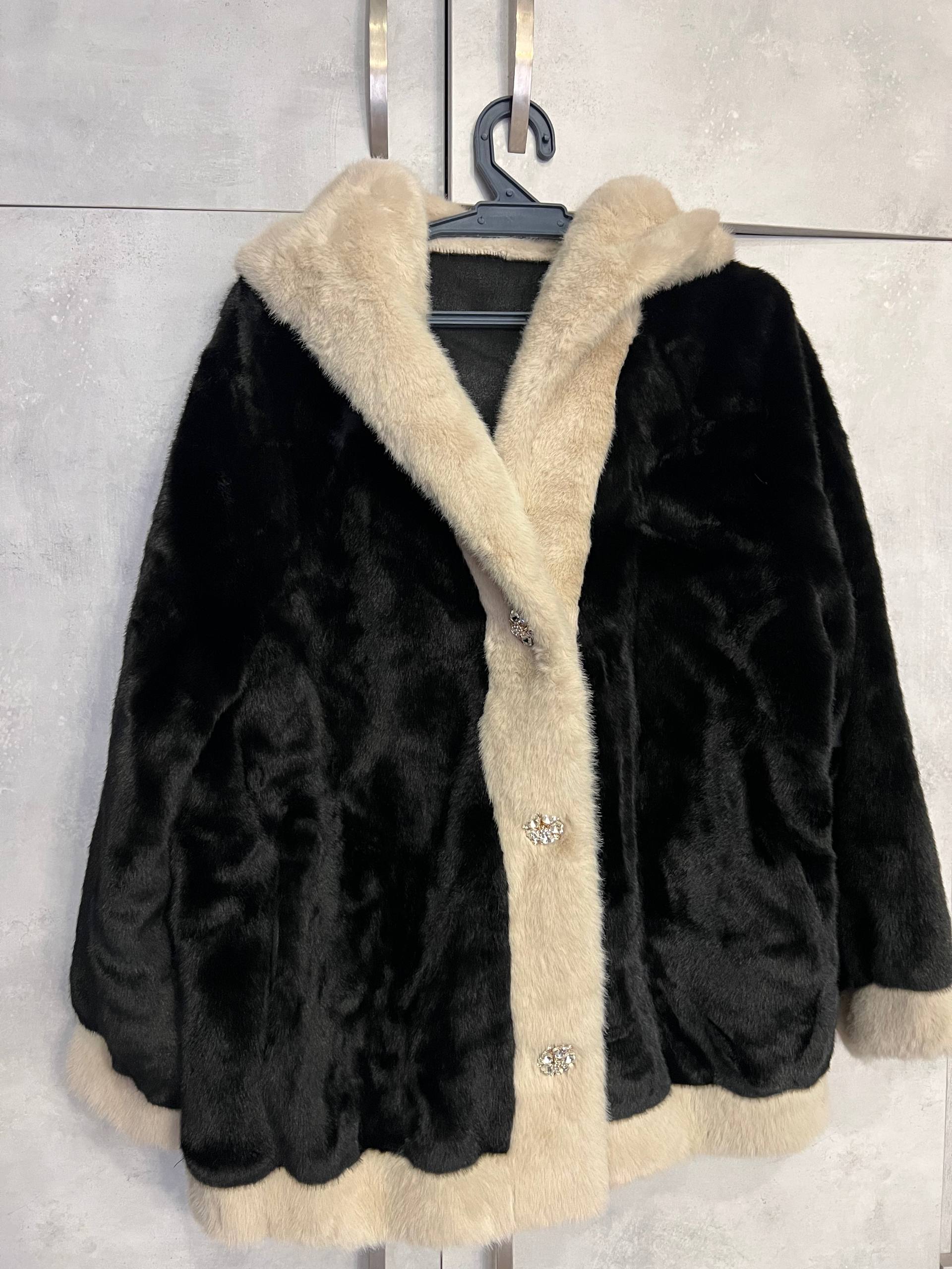 Полушуба из эко-меха