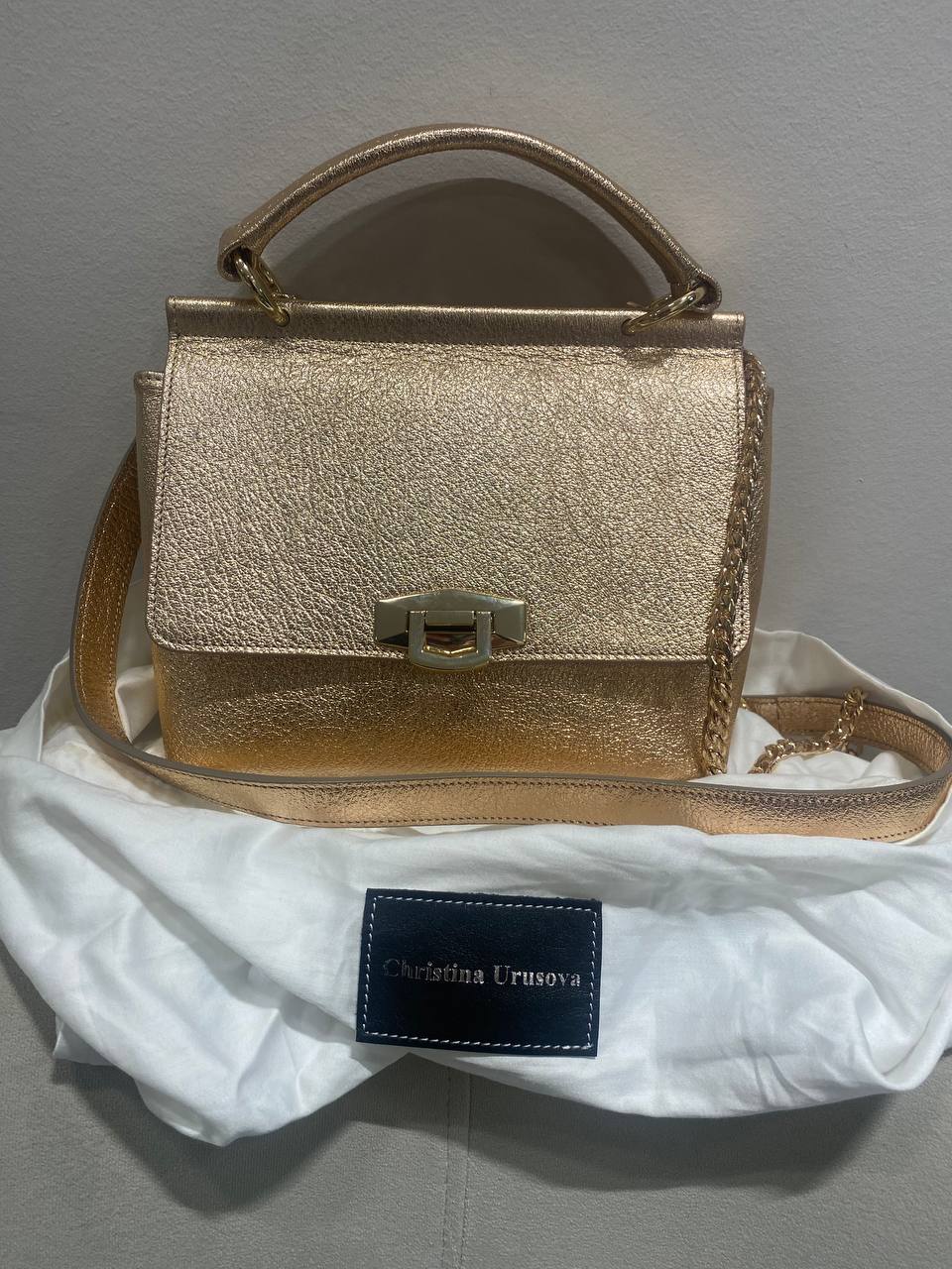 Новая кожаная сумка KHRISTINA URUSOVA