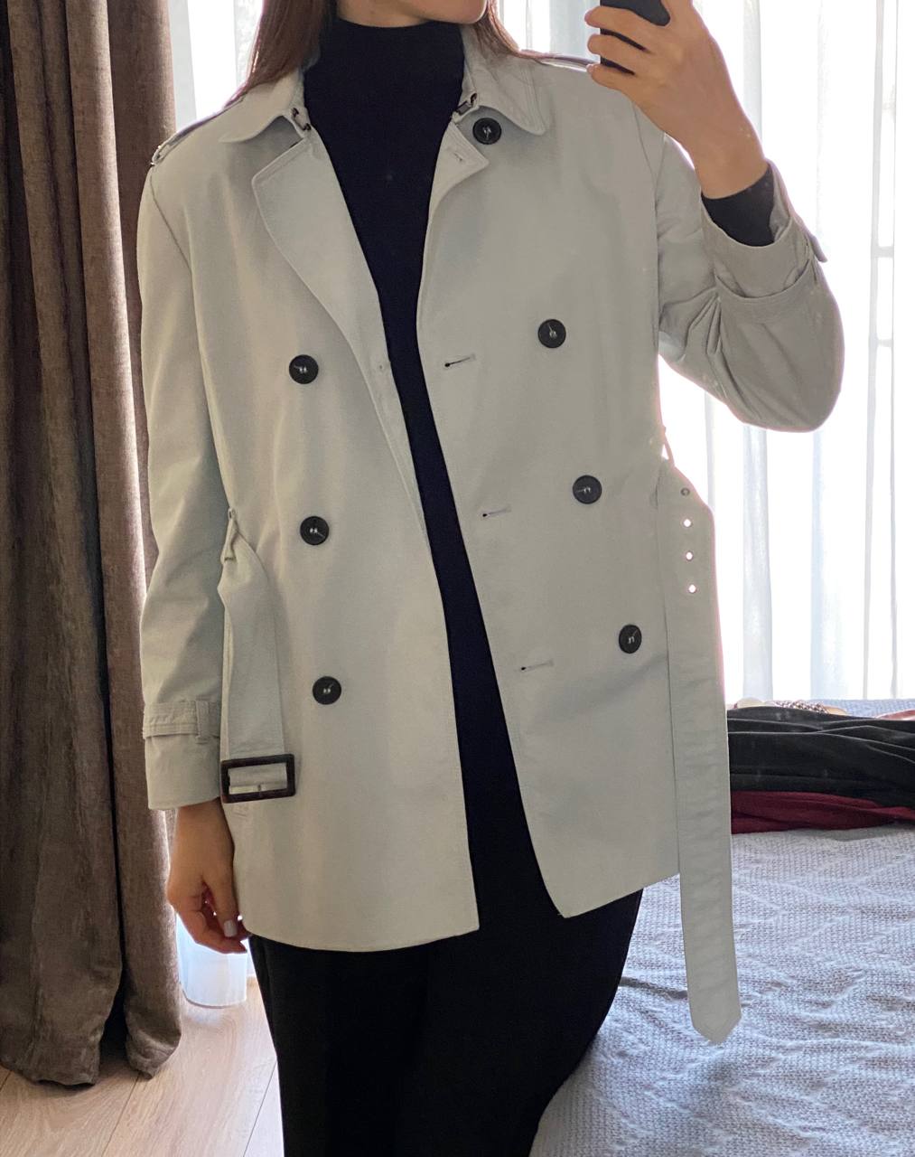 Тренч укороченный женский (пальто) ESPRIT