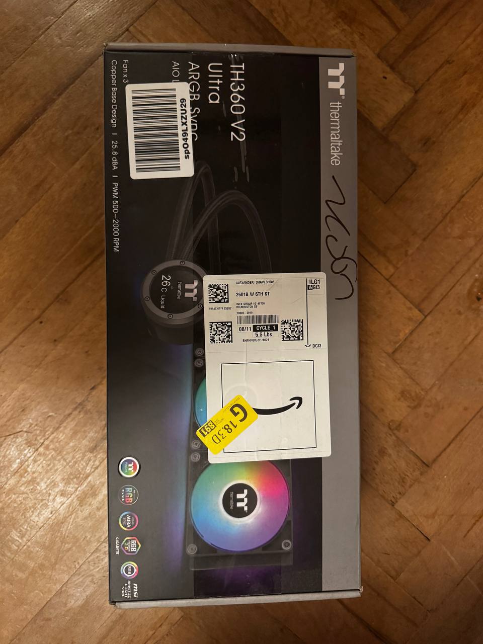 Охлаждение Thermaltake TH360 V2 Ultra ARGB