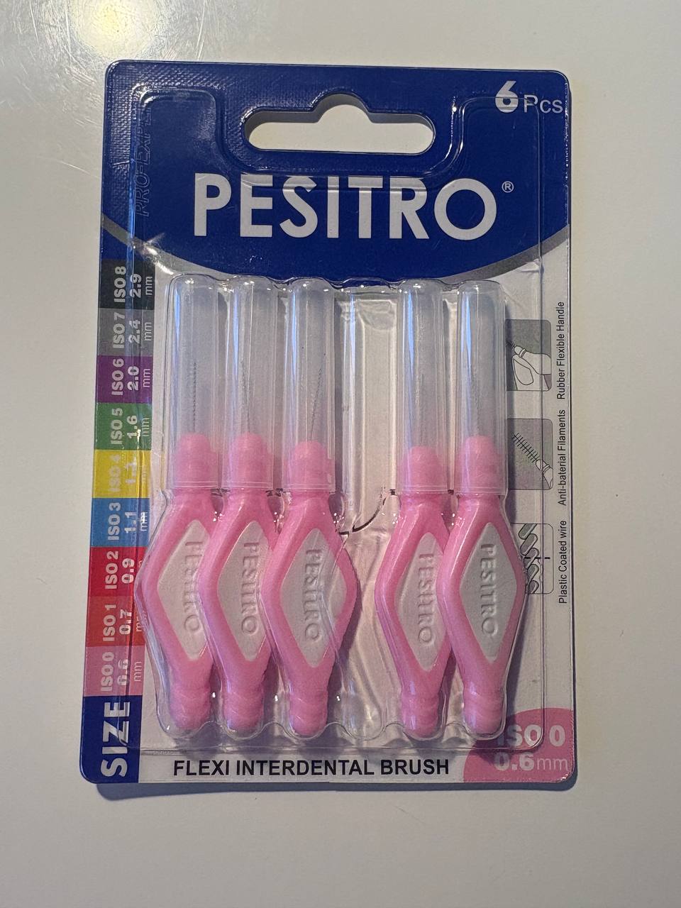 Межзубный ершик Pesitro размер 0.6 мм