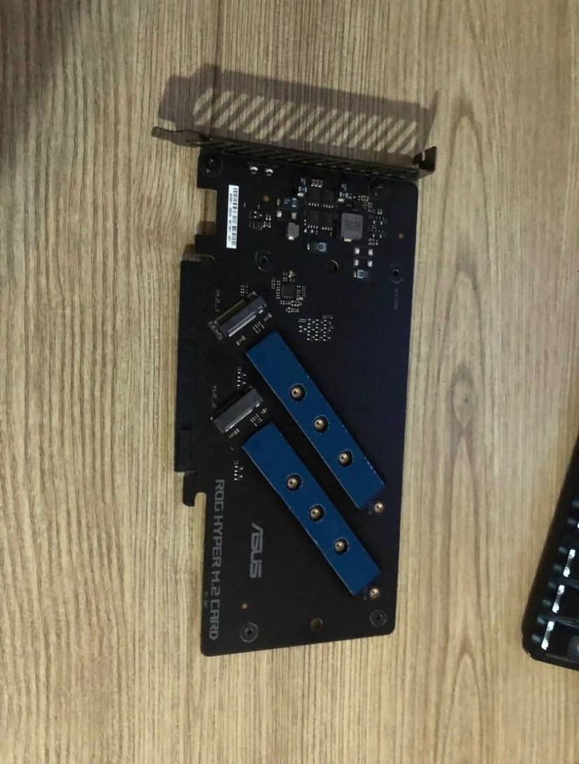 Asus ROG Hyper m.2 expansion card