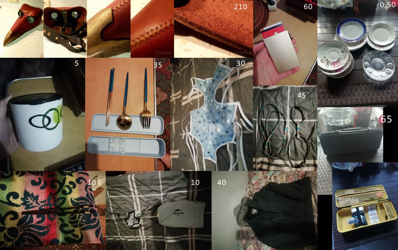 Переносной столовый набор