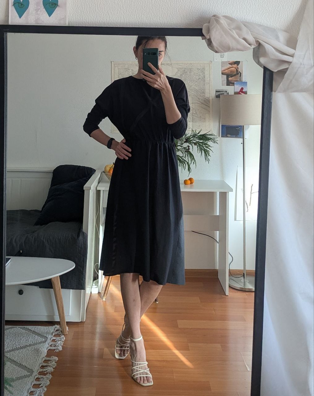 Платье чёрное