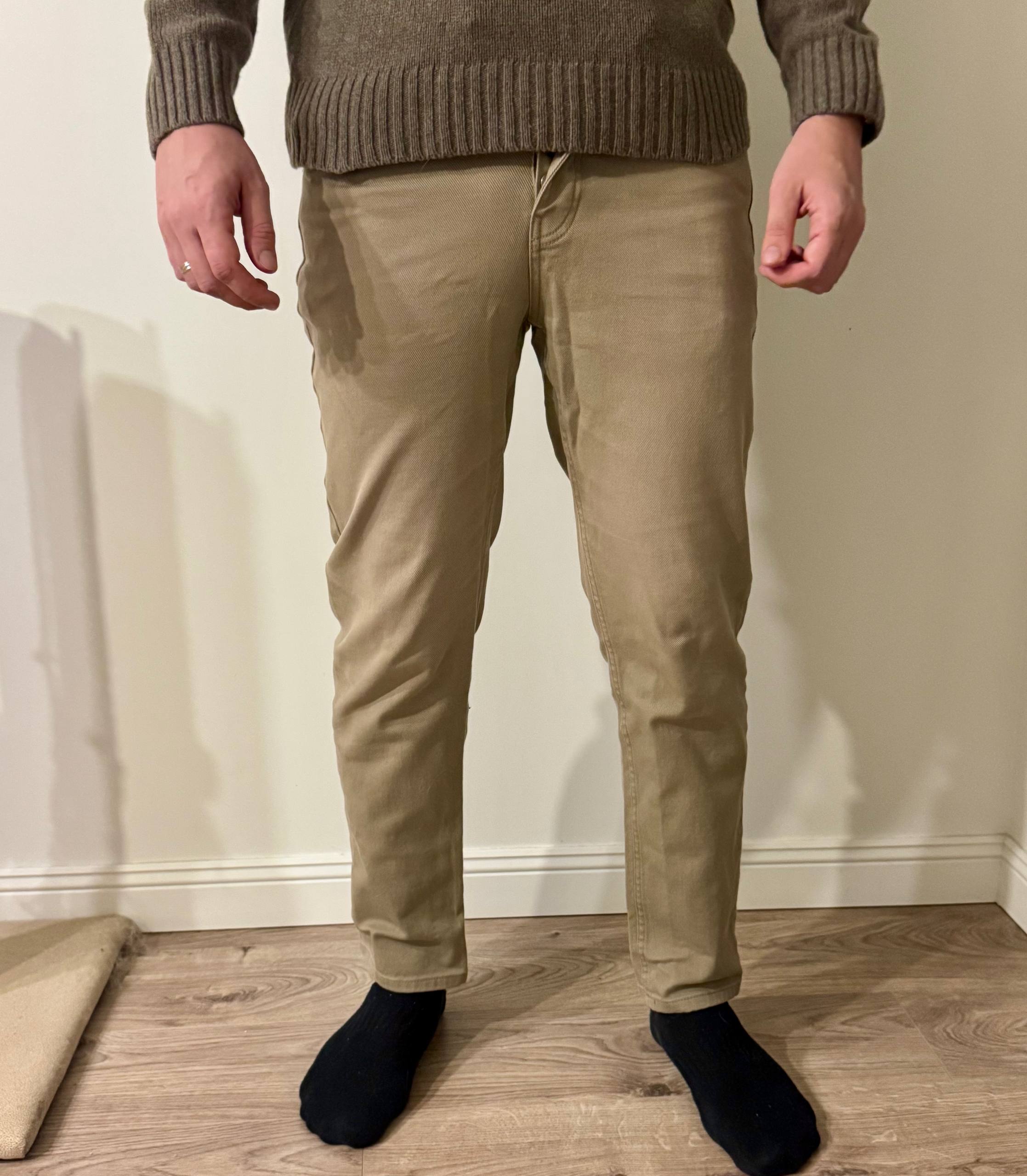 Льняные брюки мужские Zara