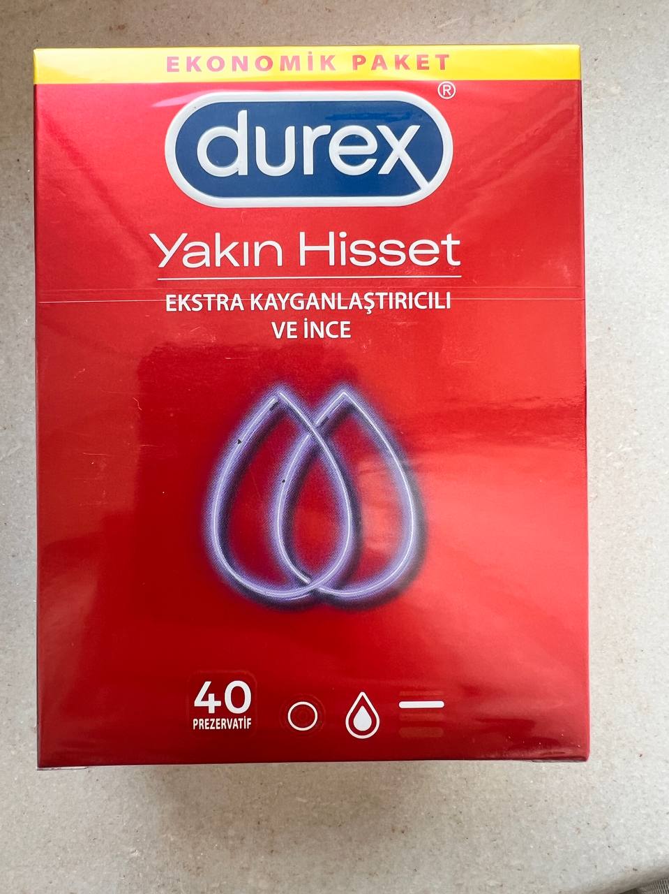 Durex condom box