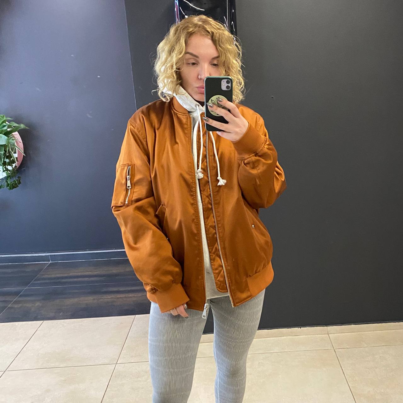 Мужской бомбер H&M р-р XL