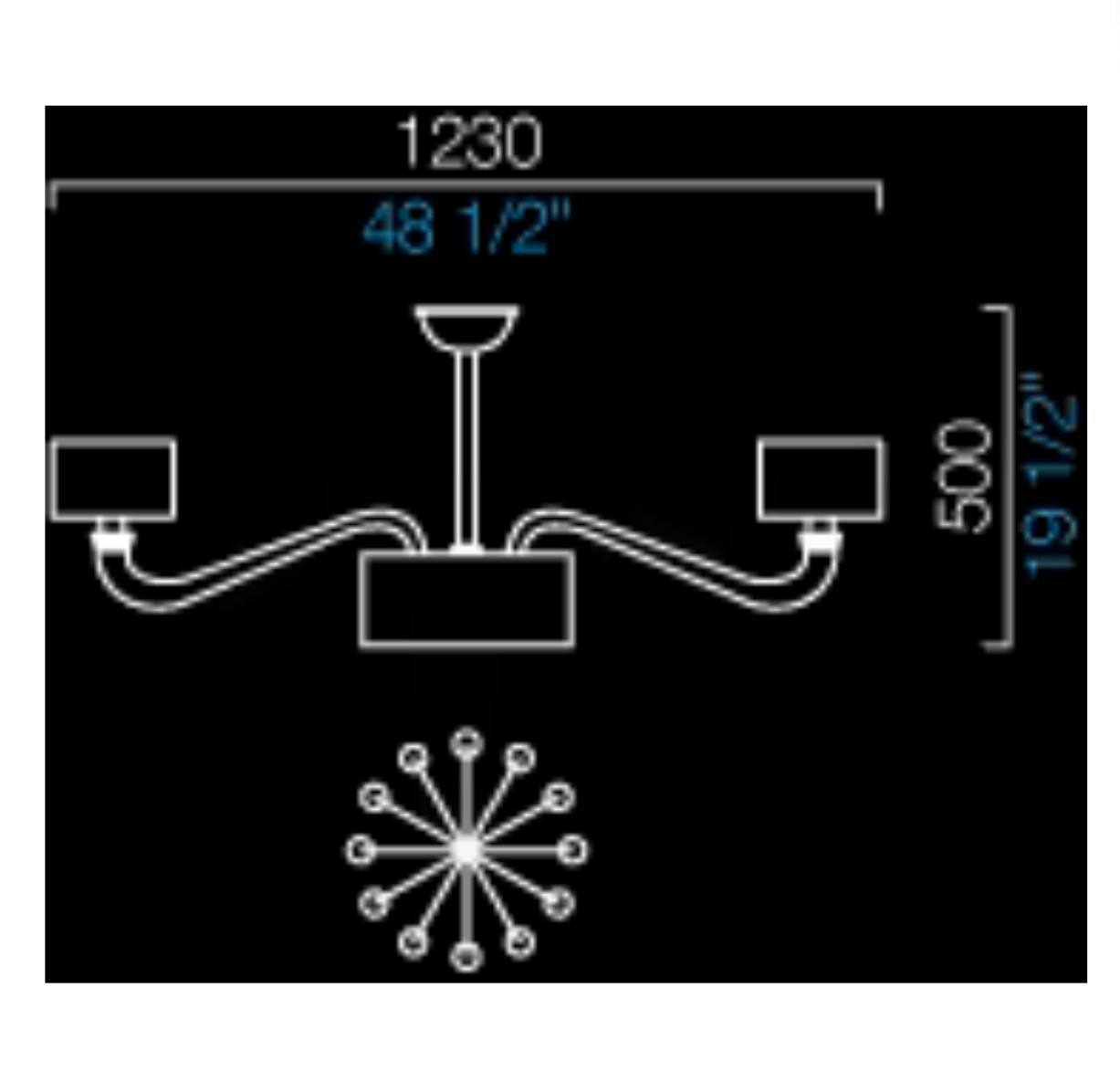 Люстра из муранского стекла