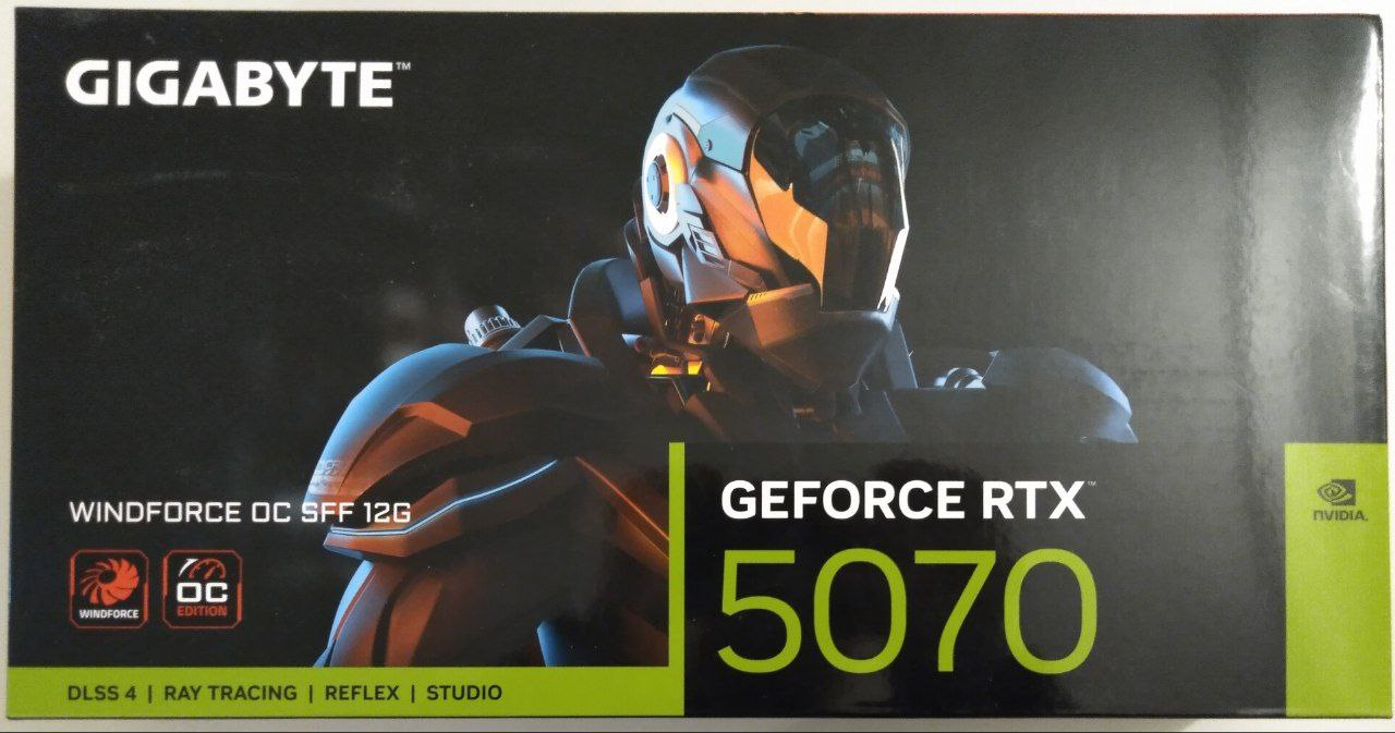Видеокарта GPU GIGABYTE GeForce RTX 5070 WINDFORCE OC SFF 12G