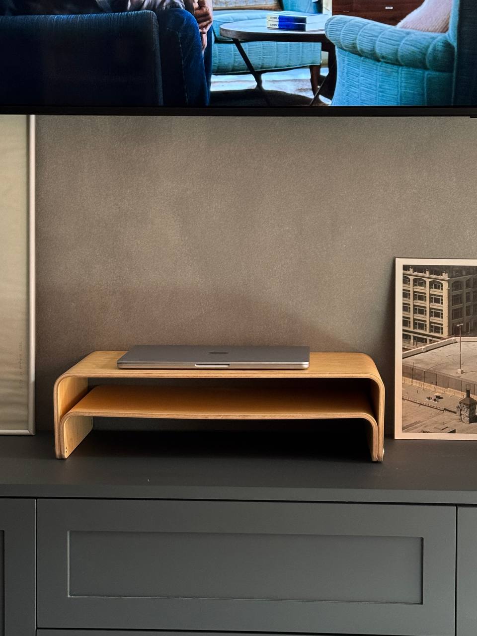 Полка под ноут или монитор, ikea