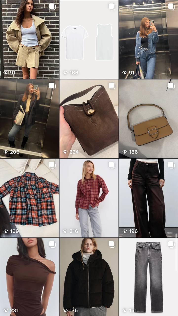 Много вещей и сумок