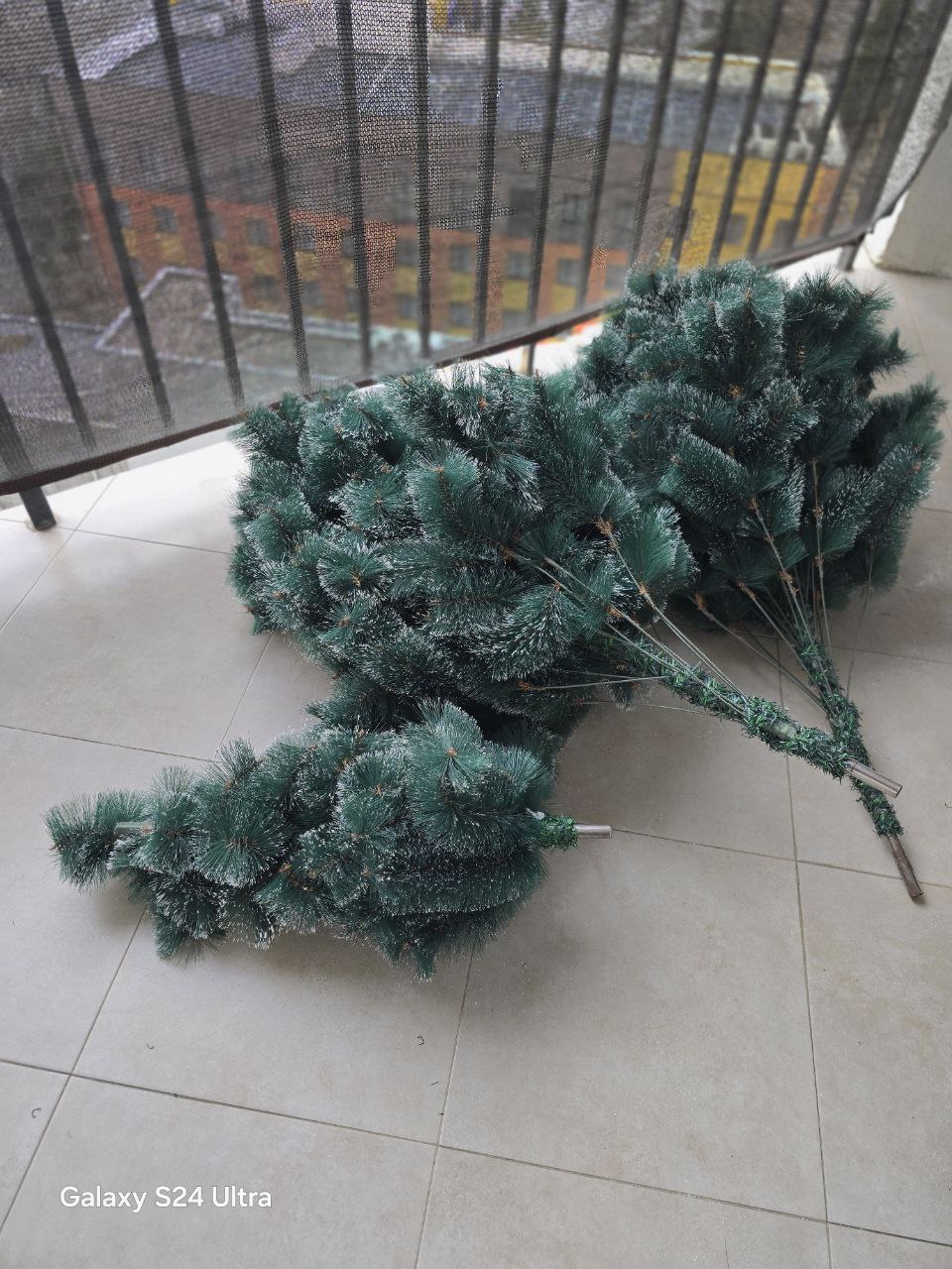 Высокая красивая ёлка