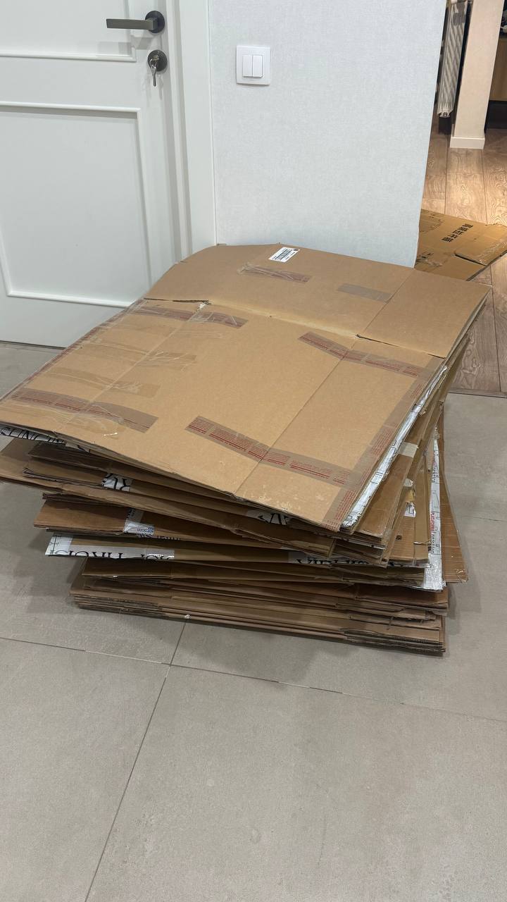 Коробки после переезда