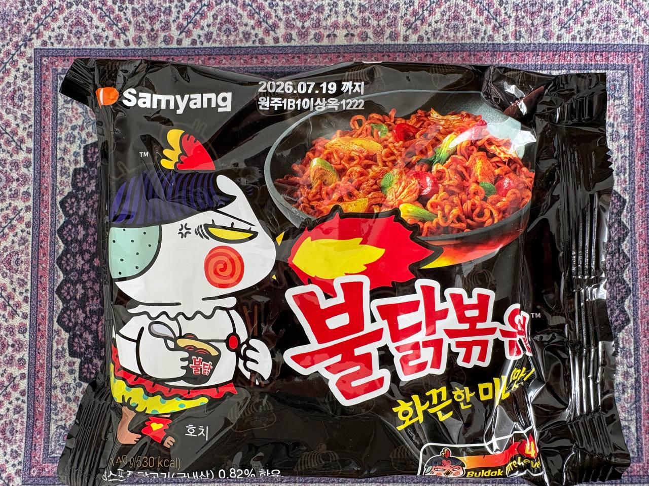 Оригинальная корейская лапша быстрого приготовления