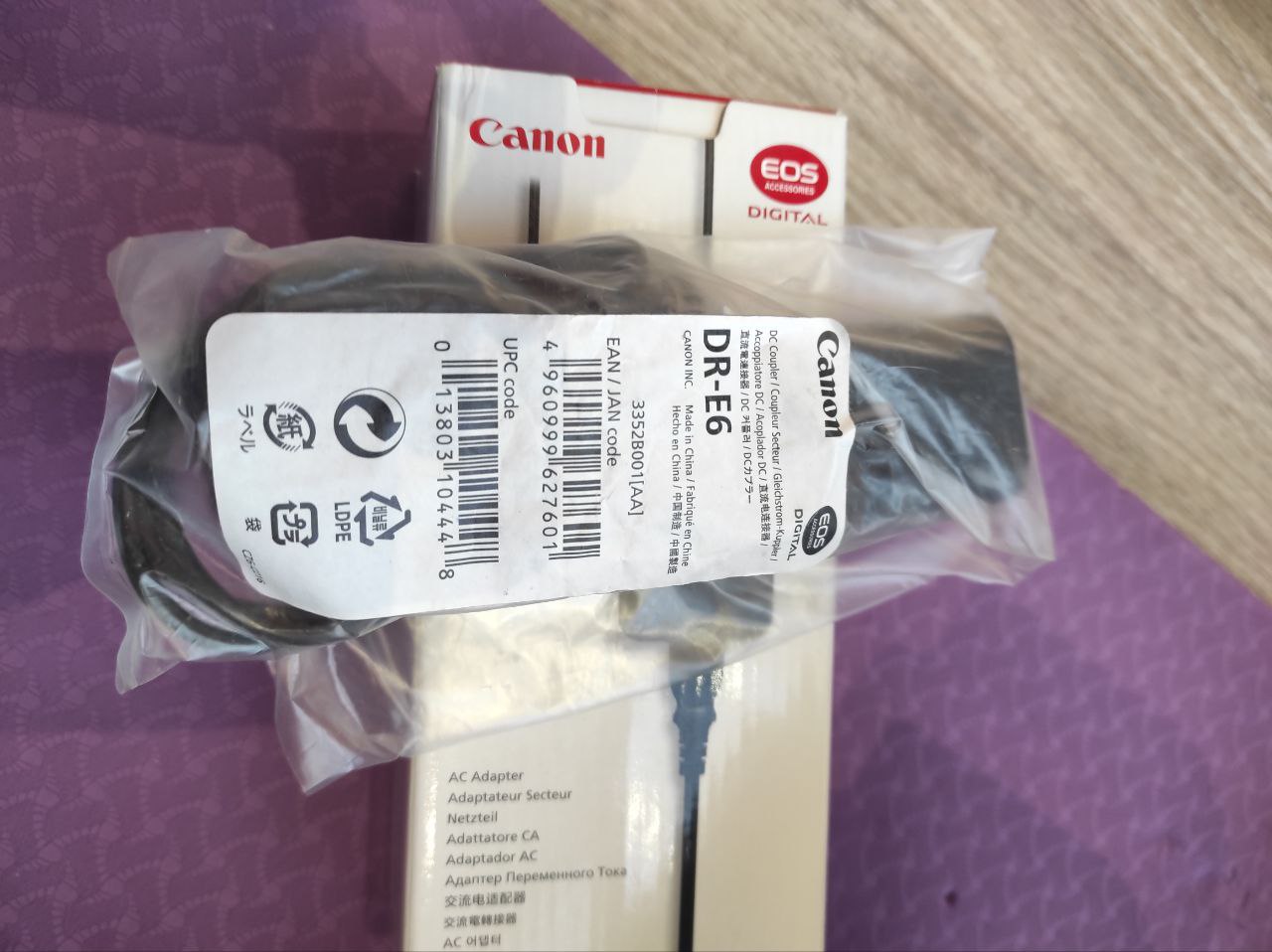 Адаптер сетевой Canon АС-E6N + Canon DR-E6