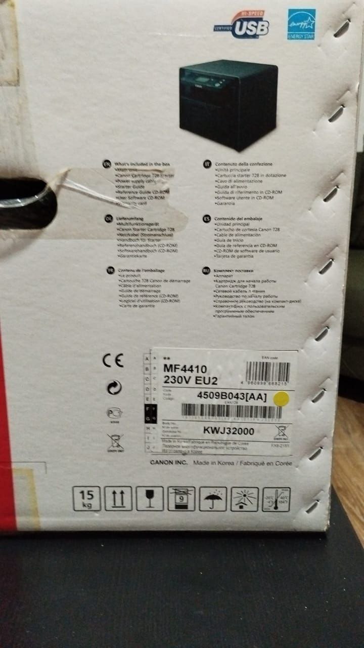 Canon i-SENSYS MF4410 – лазерный принтер / сканер / копир