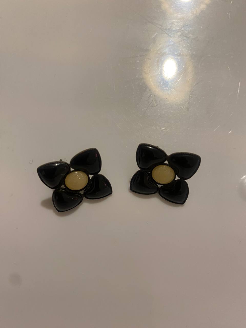 Серьги эмаль