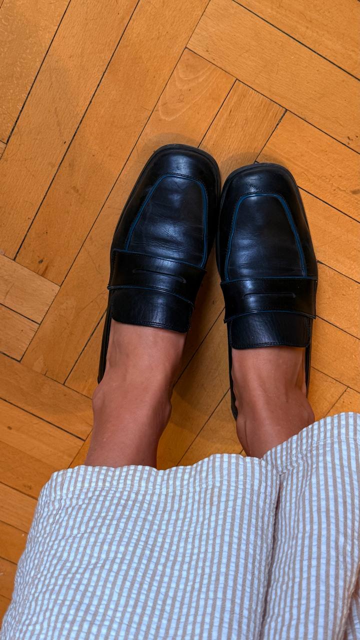 Лоферы Эконика, натуральная кожа, 39 размер