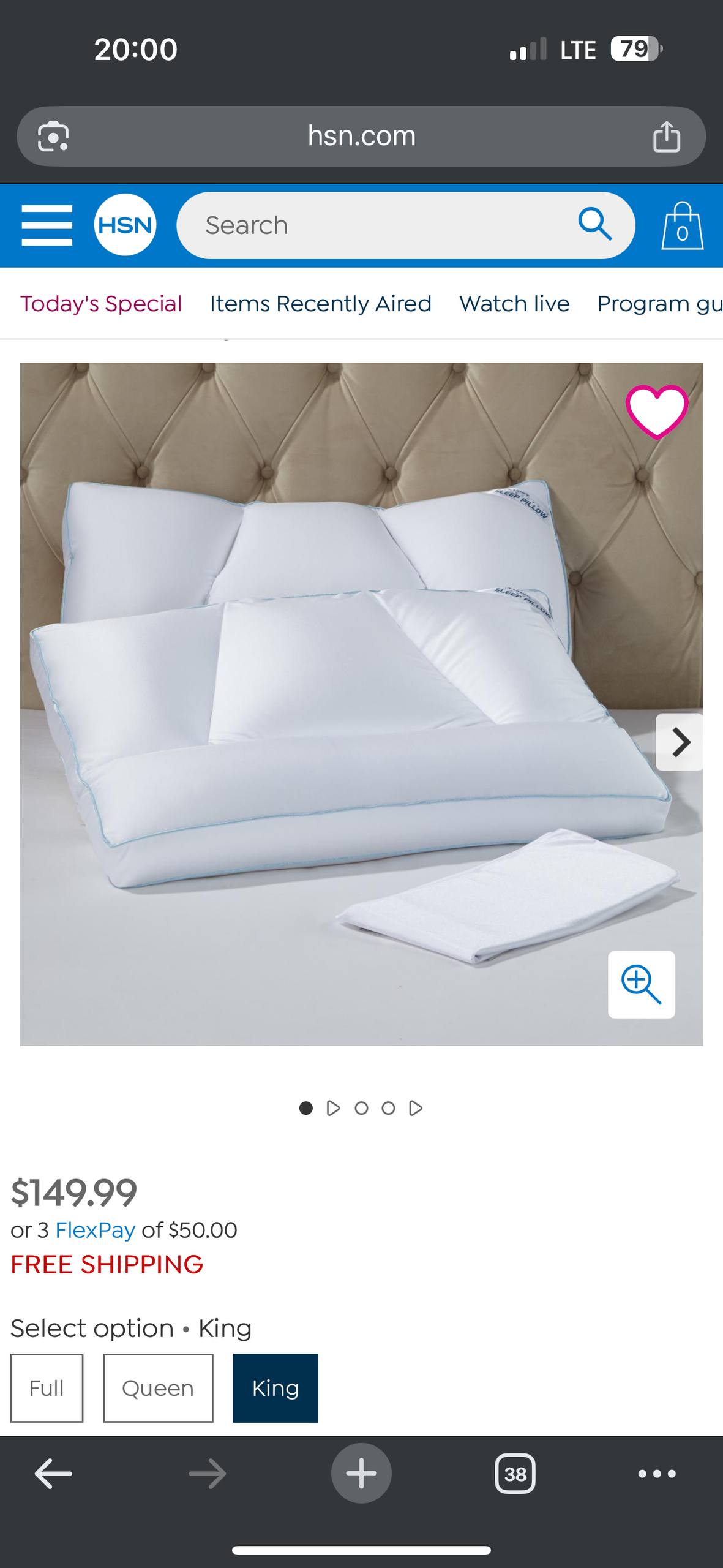 Ортопедическая подушка премиум-класса с микрошариками