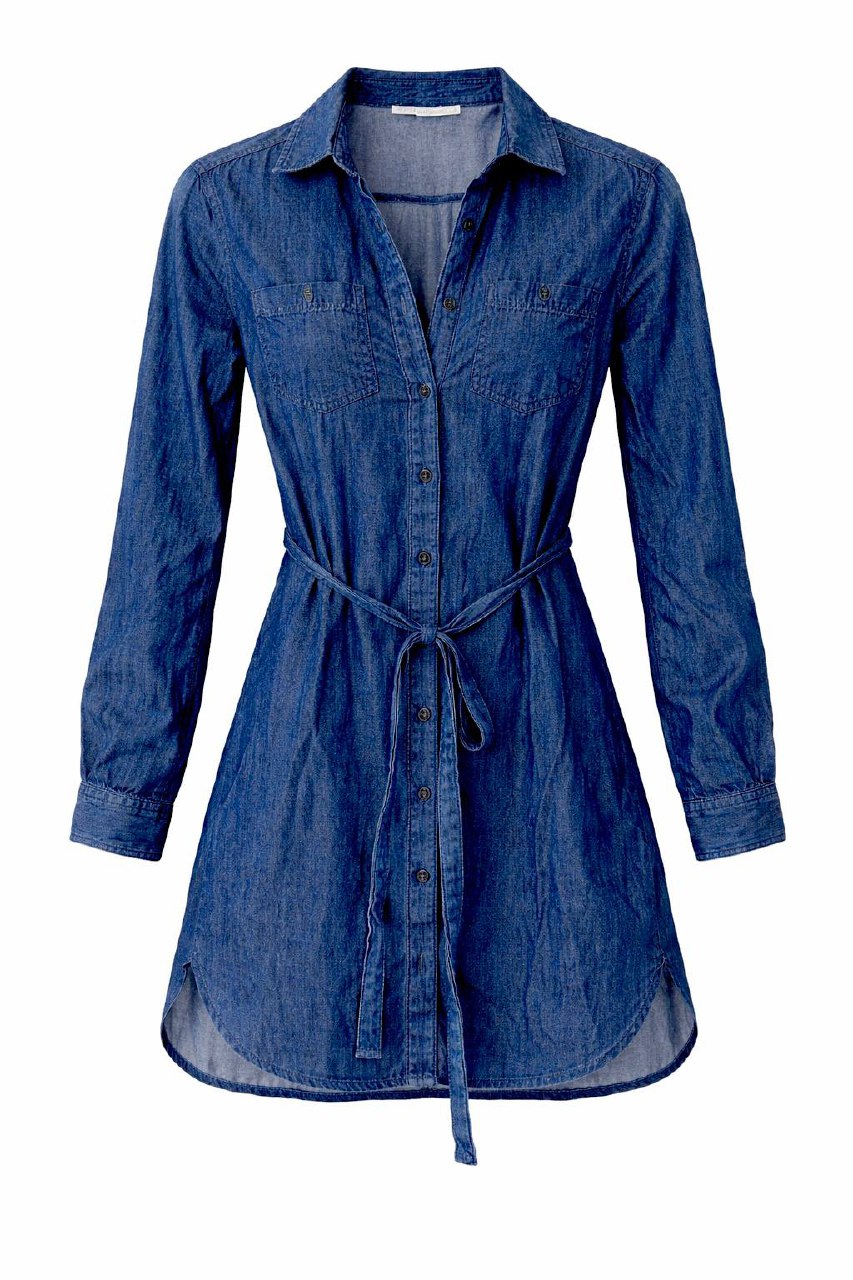 Джинсовое платье / рубашка