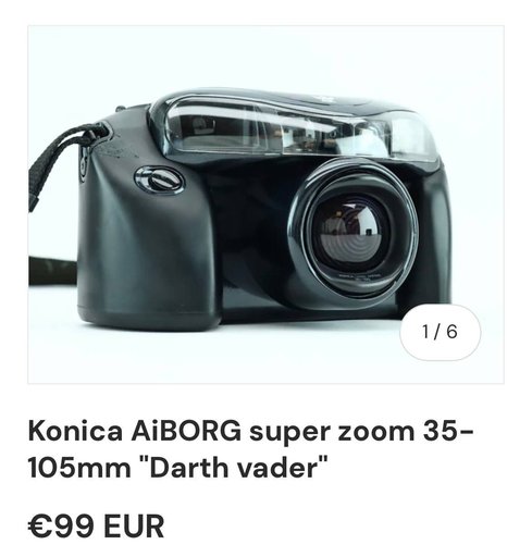 Плёночный фотоаппарат Konica AiBORG Super Zoom 35–105