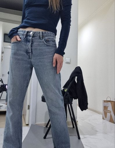 Джинсы прямого кроя ZARA