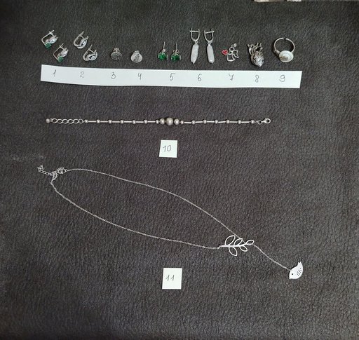 Серьги из натурального серебра