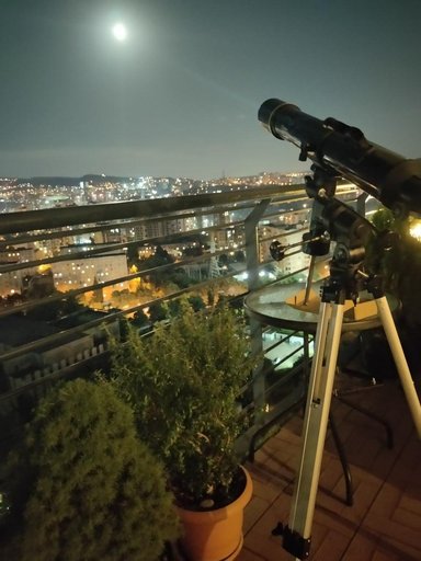 Настоящий профессиональный телескоп