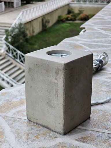 Торшер/ настольная лампа. Бетонный