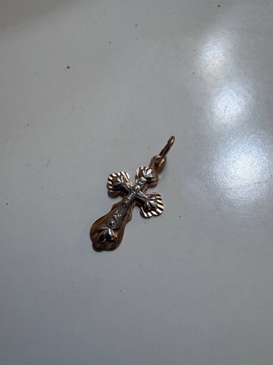 Крестик золотой 585 пробы