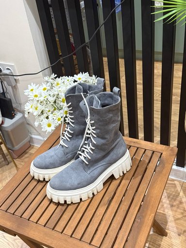 Полуботинки кожаные