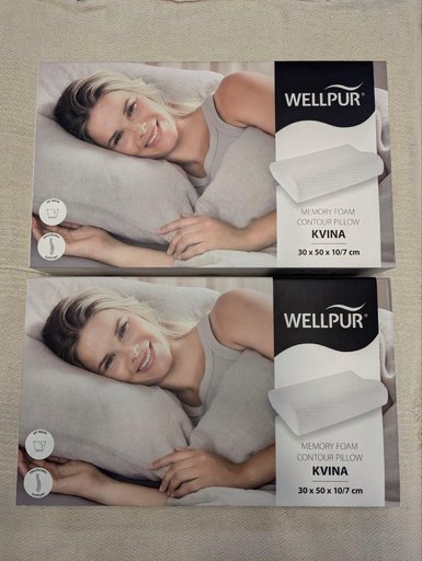 2 ортопедические подушки WELLPUR KVINA