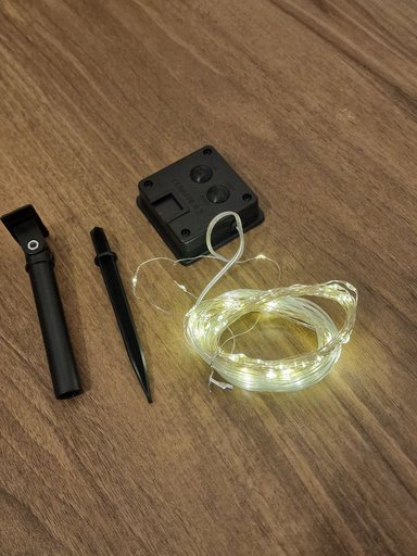 Светодионая гирляда с АКБ