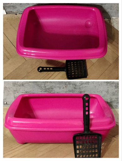 Лоток для кота с лопаткой