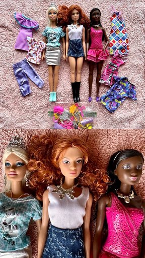 Лот кукол барби