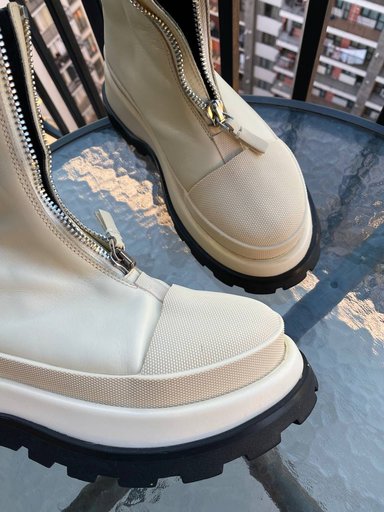 Женские итальянские кожаные полусапожки