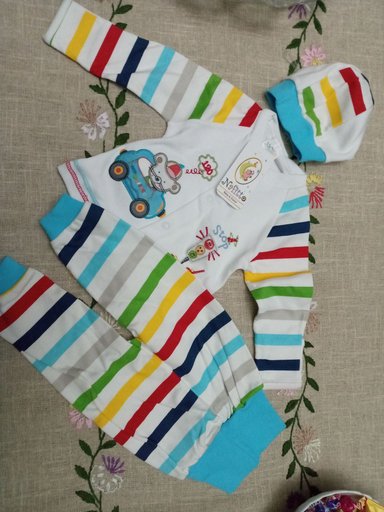 Детское платье с брюками и абадком