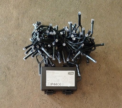 Гирлянда на батарейках, тёплый свет