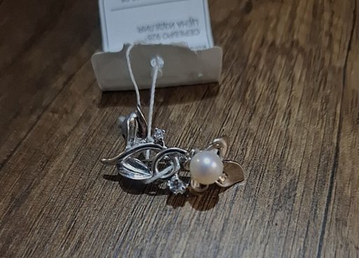 Брошь серебро 925