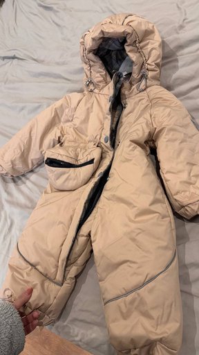 Детский теплый зимний комбинезон