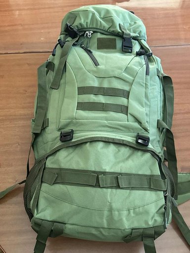 Рюкзак большой зелёный 100 литров